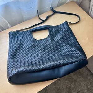 Anthropologie Black Boho Bag